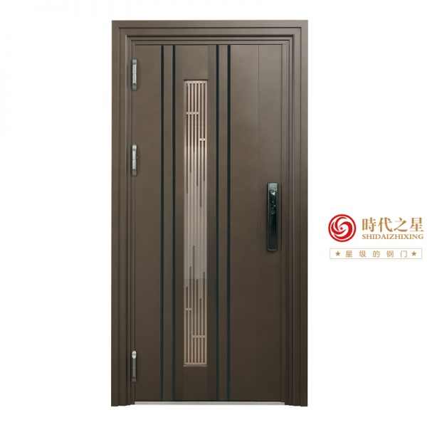 时代之星钢门SD-22H31 颜色：直线条褐金+黑钛拉丝.jpg