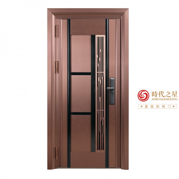 时代之星不锈钢门SD-2043颜色：流星雨闪金+黑钛拉丝.jpg